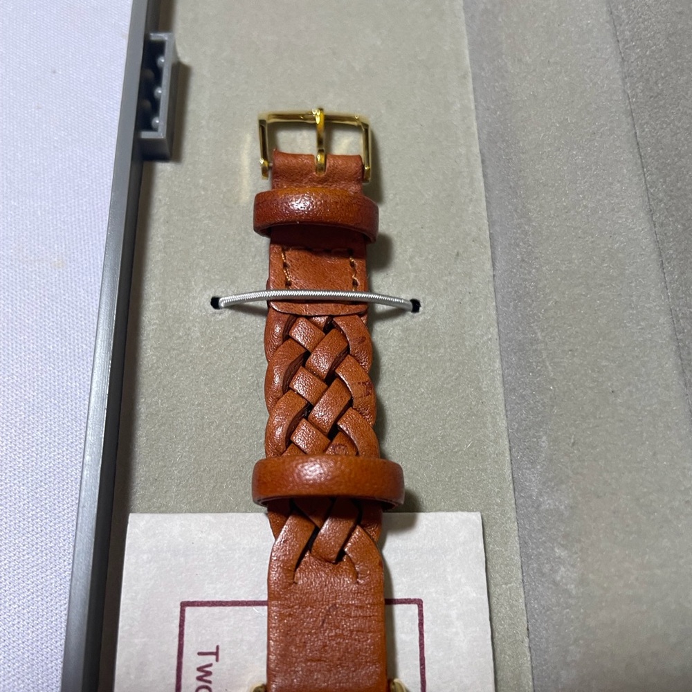 Pedre Dual Time Women’s Watch Braided Leather Strap New - Picture 4 of 10